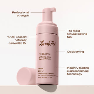 2 HR Express Self-Tanning Mousse Medium 200ml