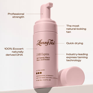 2 HR Express Self-Tanning Mousse Ultra Dark 200ml